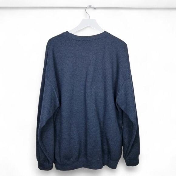 Schrute Farms B&B The Office Dwight Gray Crewneck Sweatshirt Upside Down - Picture 2 of 3